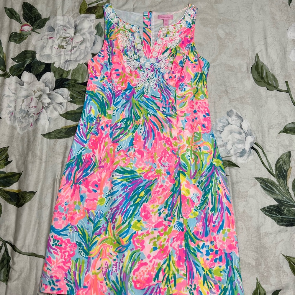 Bright Lilly Pulitzer shift dress